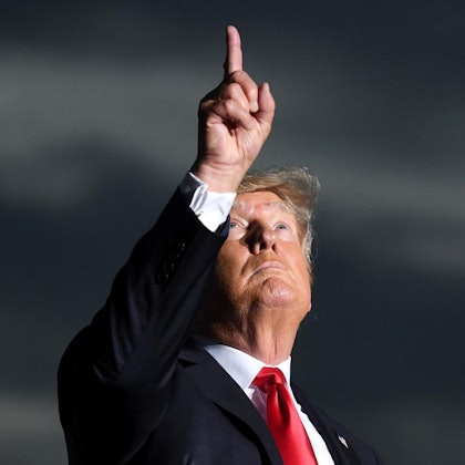 Trump Finger nach oben