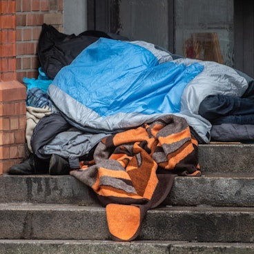 Obdachlose Symbolbild