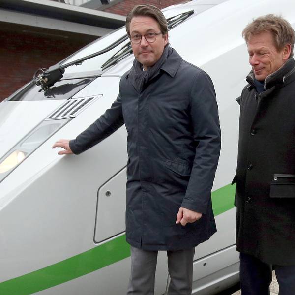 Scheuer Bahn dpa