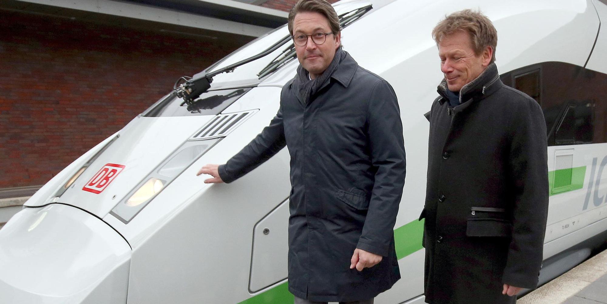 Scheuer Bahn dpa