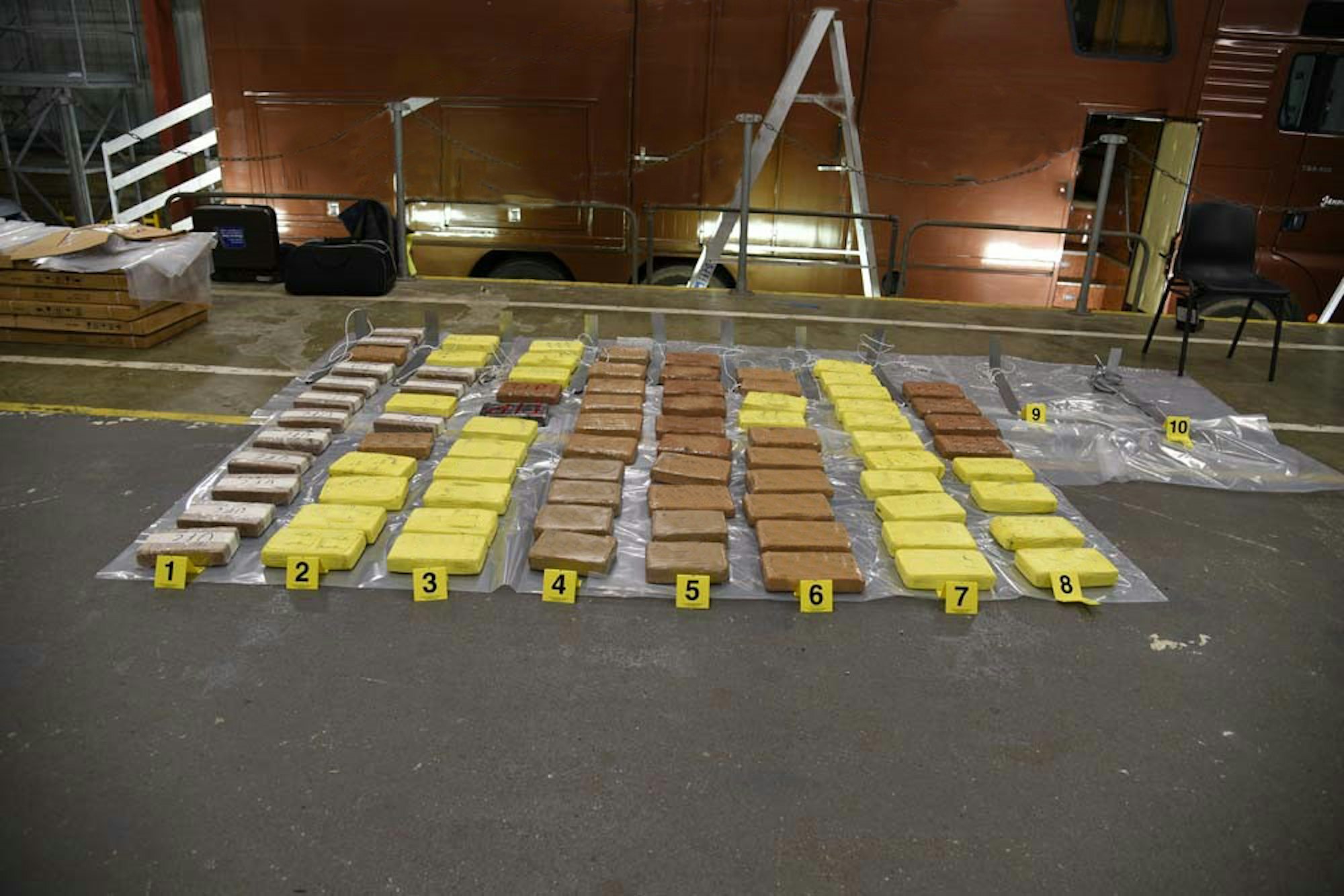 Kokain-PacksausTatfahrzeug