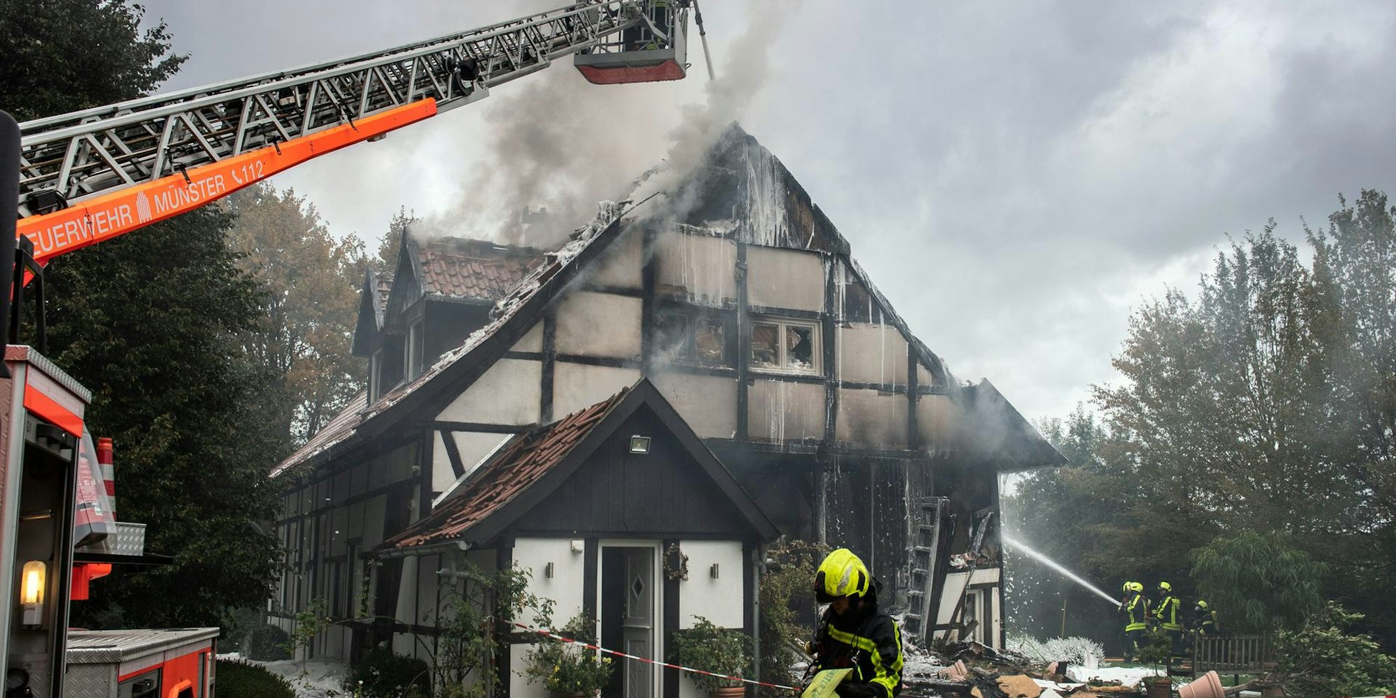 Brand in Münster