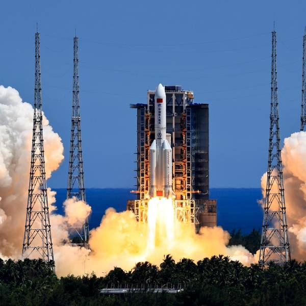 China Rakete stürzt ab