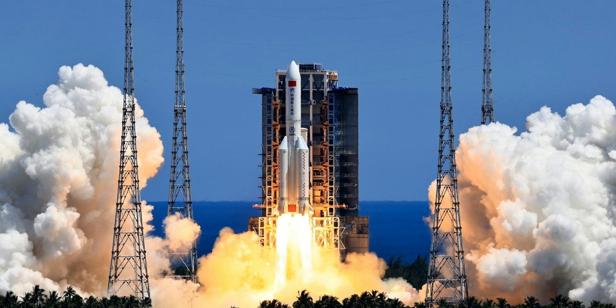 China Rakete stürzt ab