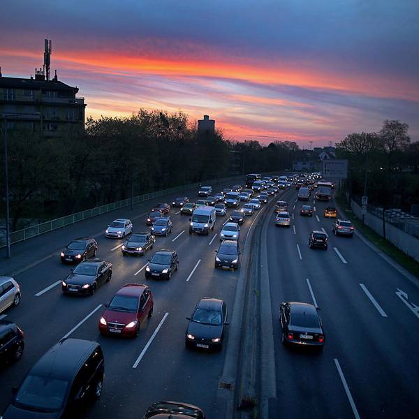 Autos in Köln im Stau