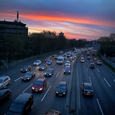 Autos in Köln im Stau