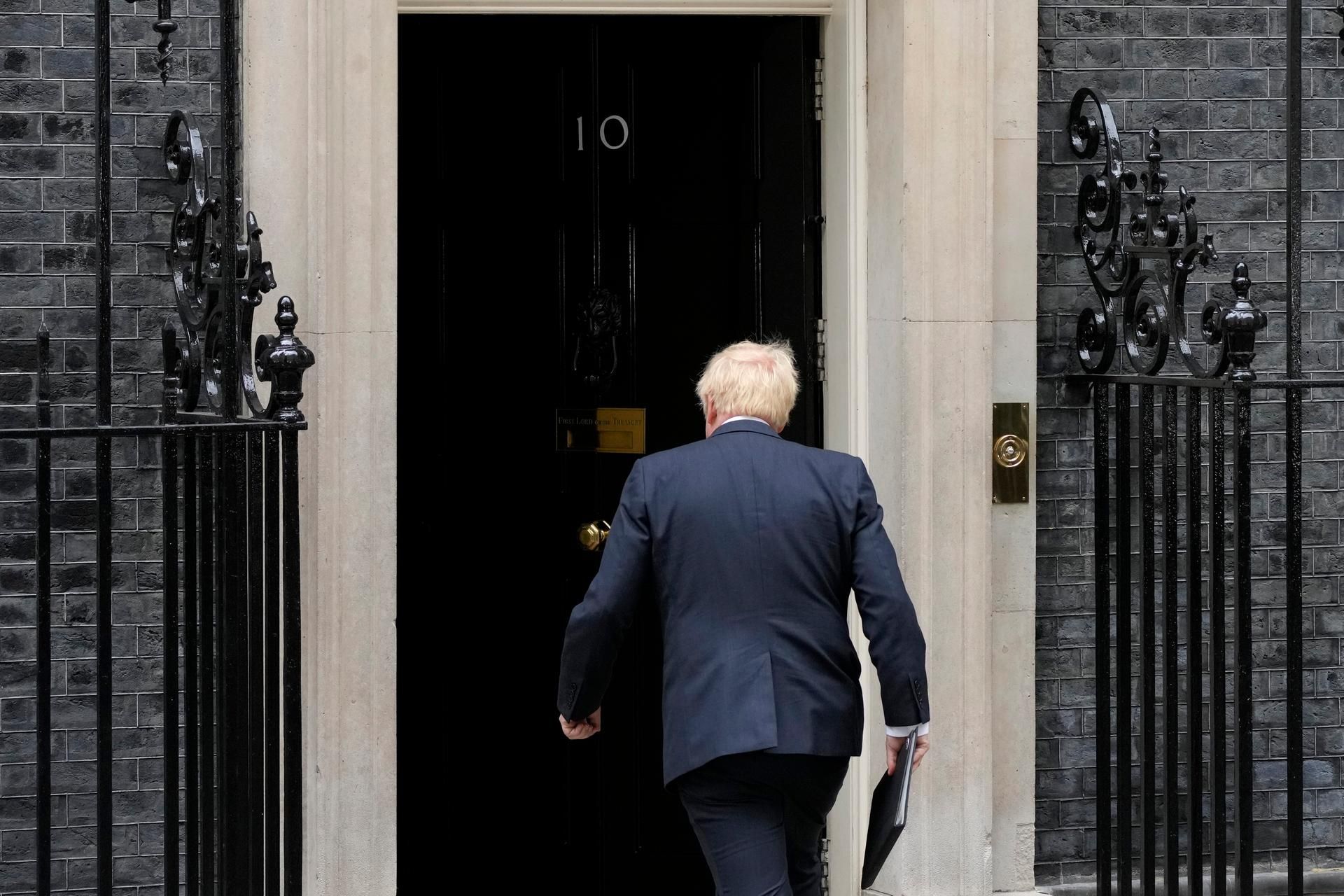 Boris Johnson geht von der Bühne