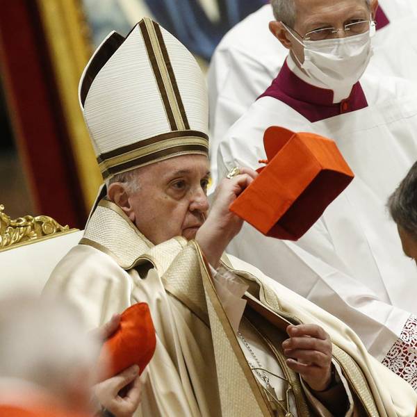 Papst und Kardinal