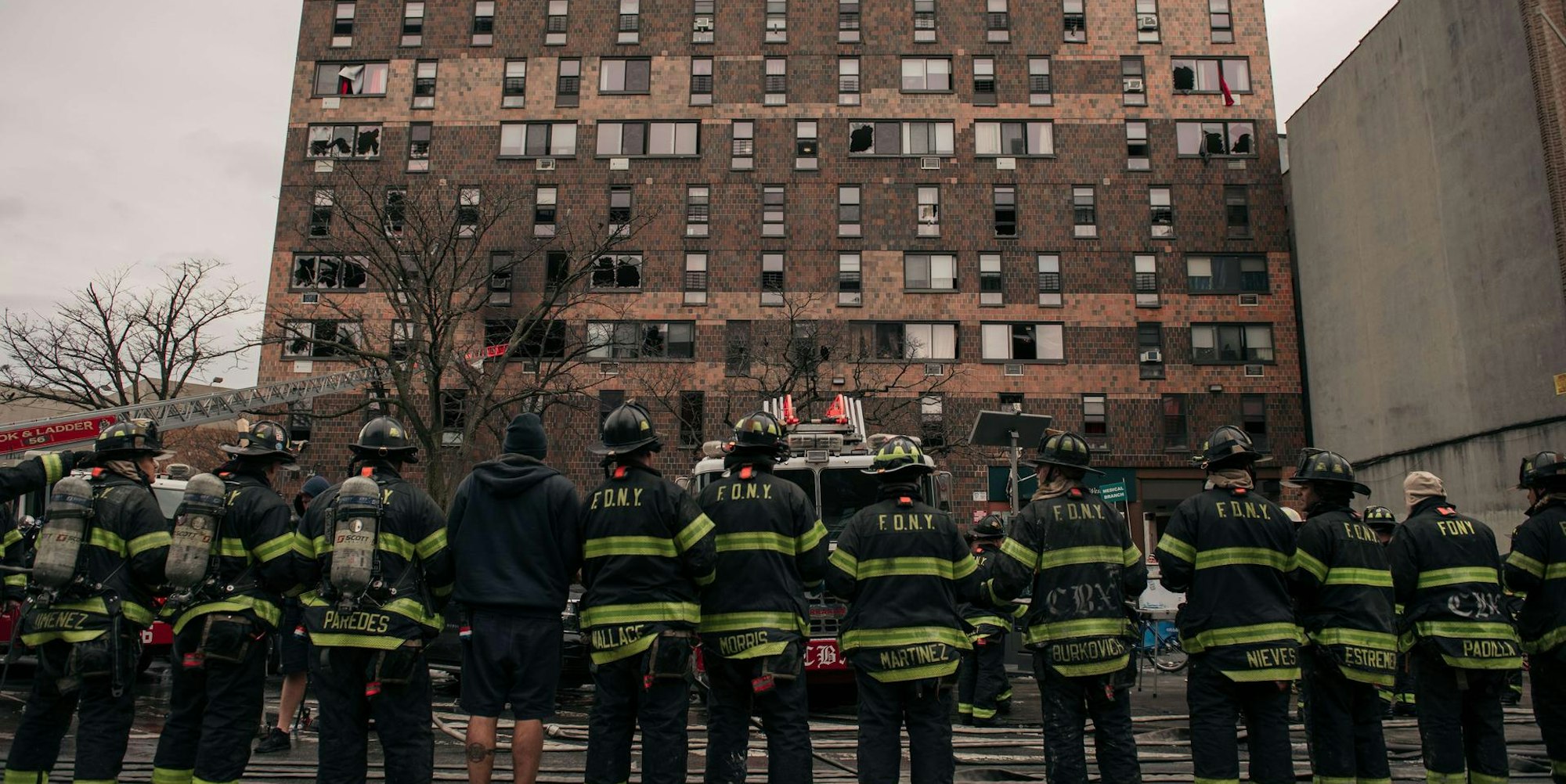 Feuer Hochhaus New York 1