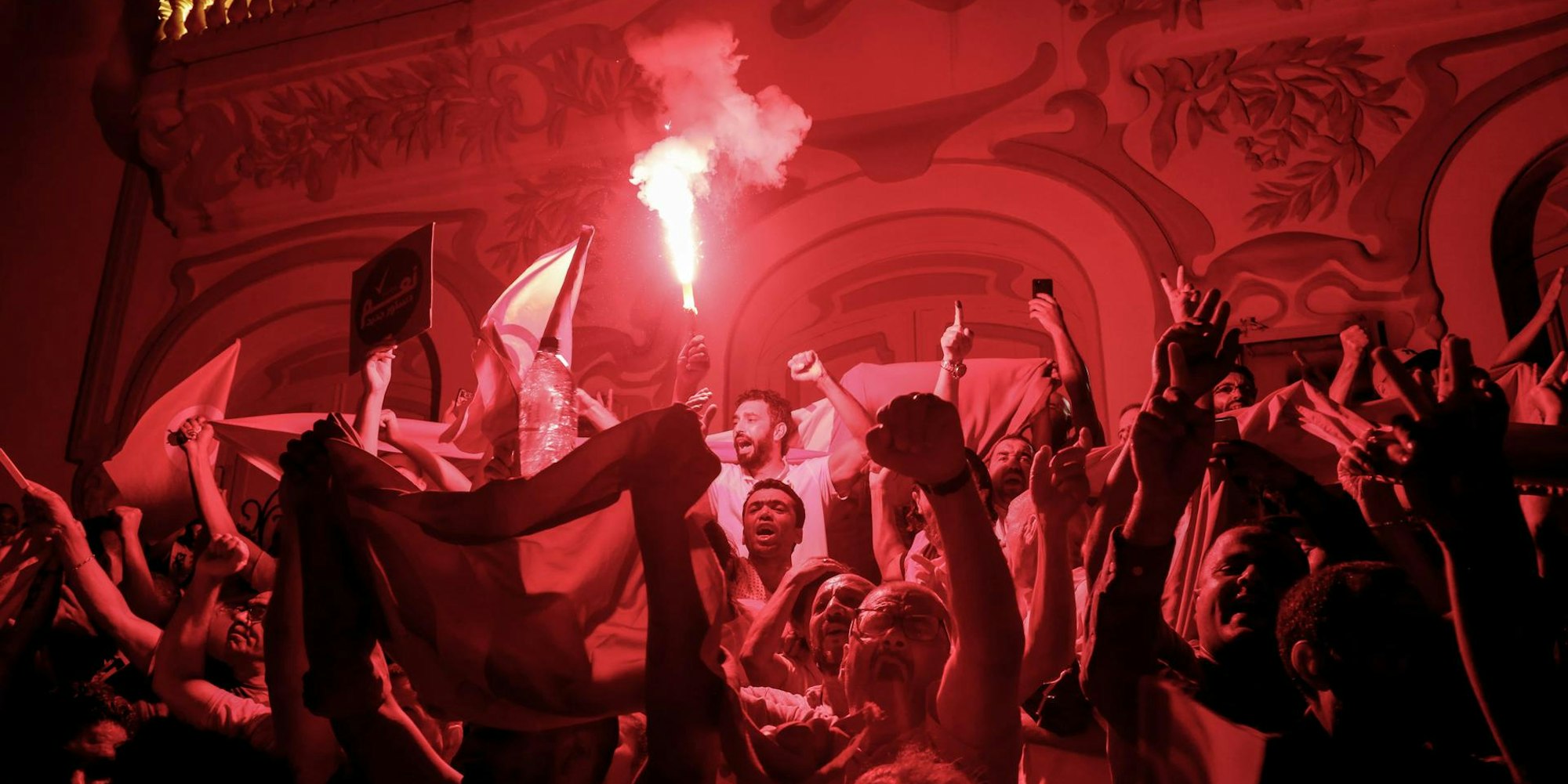 Kais Saied Anhänger 280722