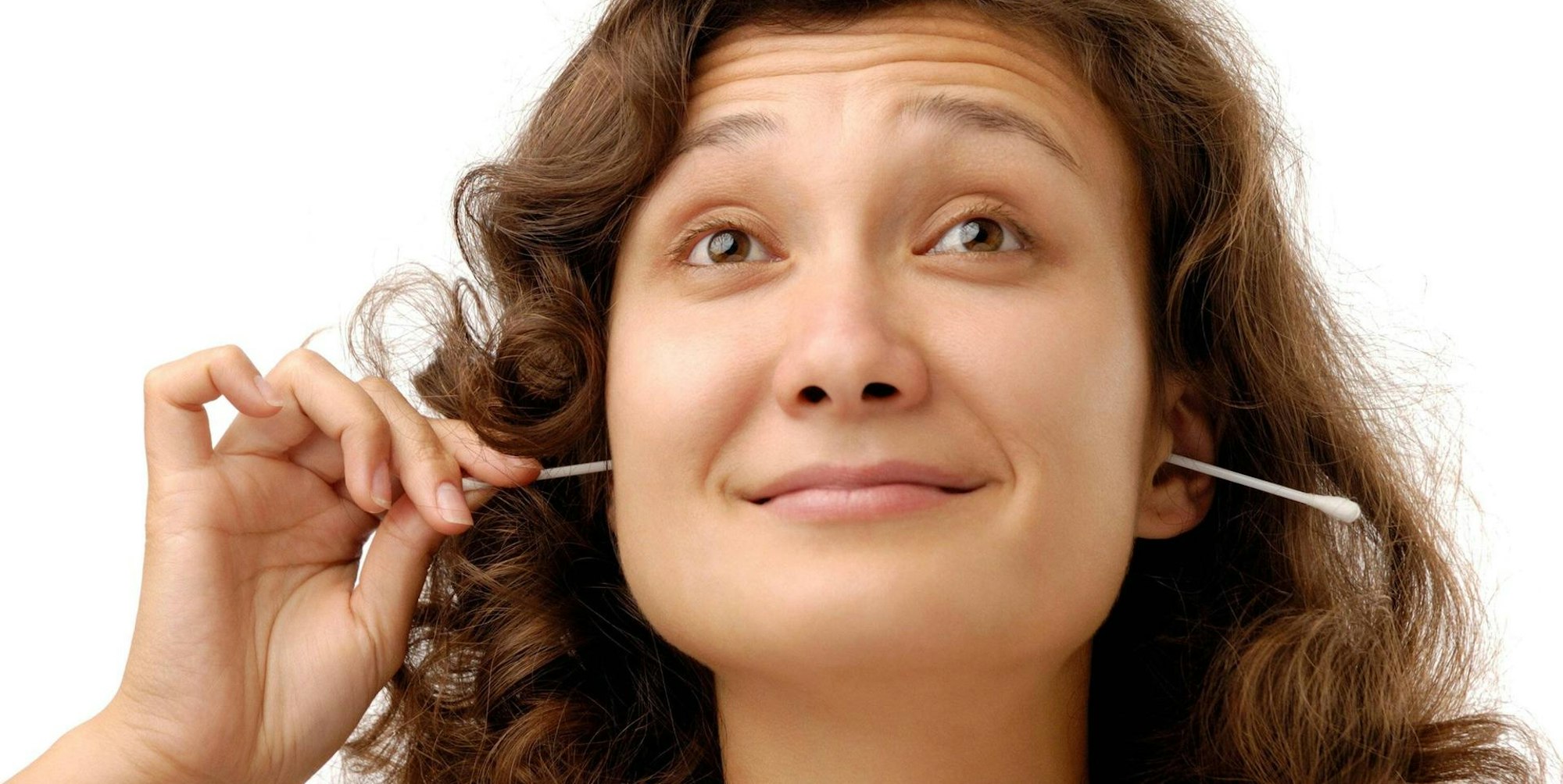 Wattestäbchen im Ohr_imago