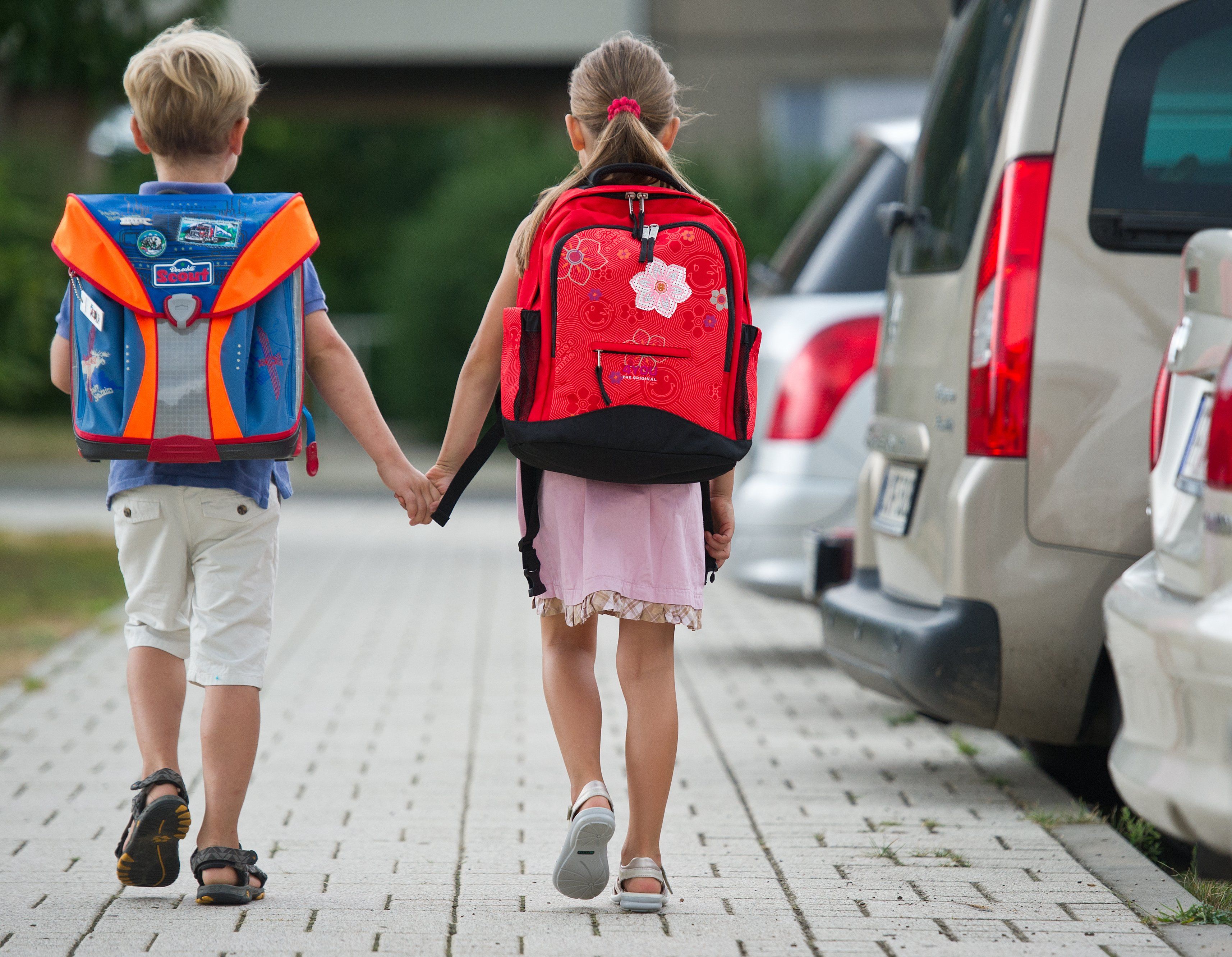 Schulweg zu Fuß