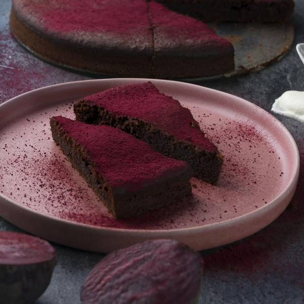 rote bete im kuchen