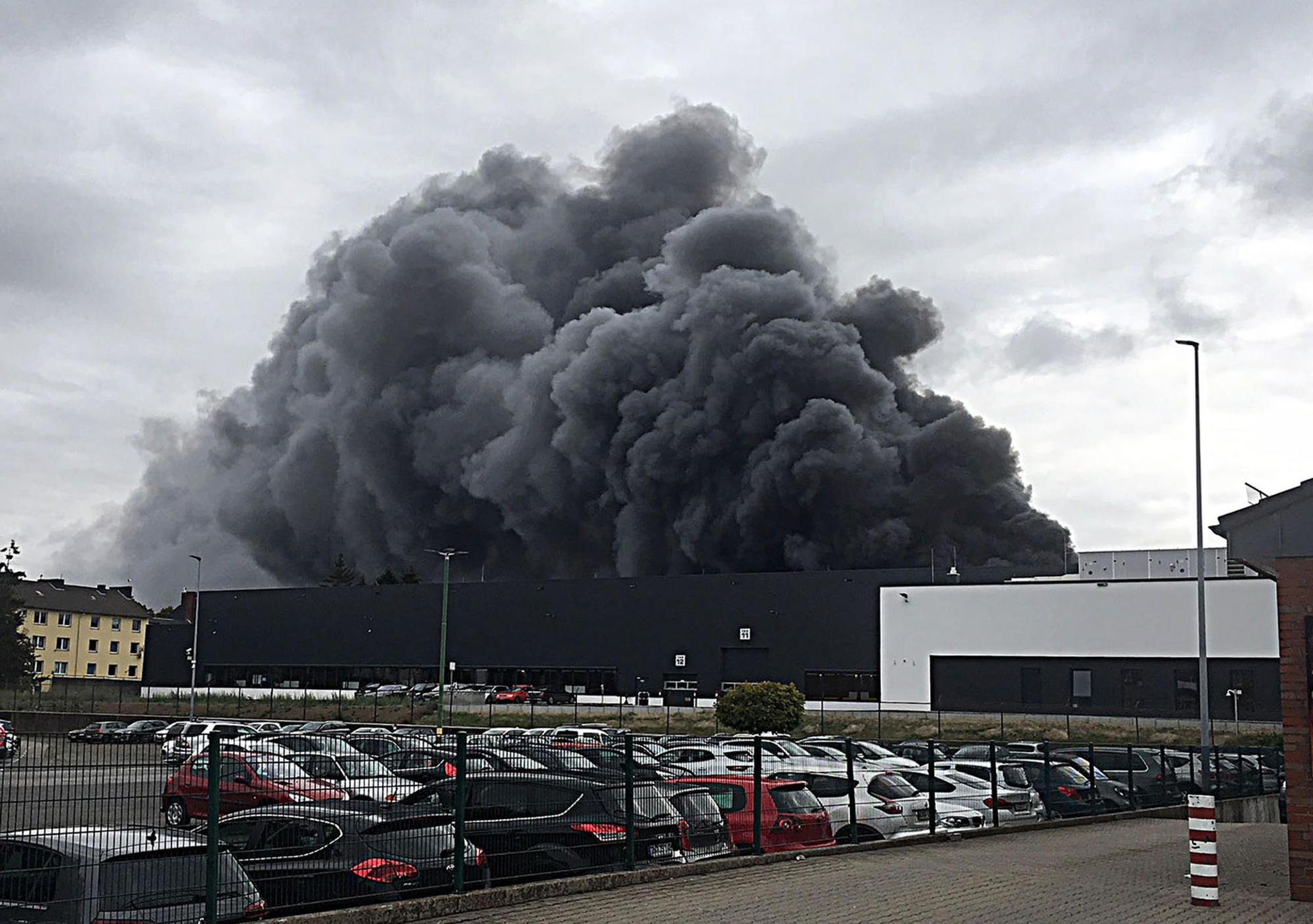 Aachen Großbrand dpa PIC