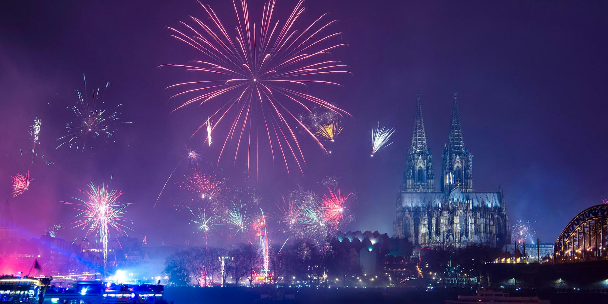 Silvester Köln 2018 dpa