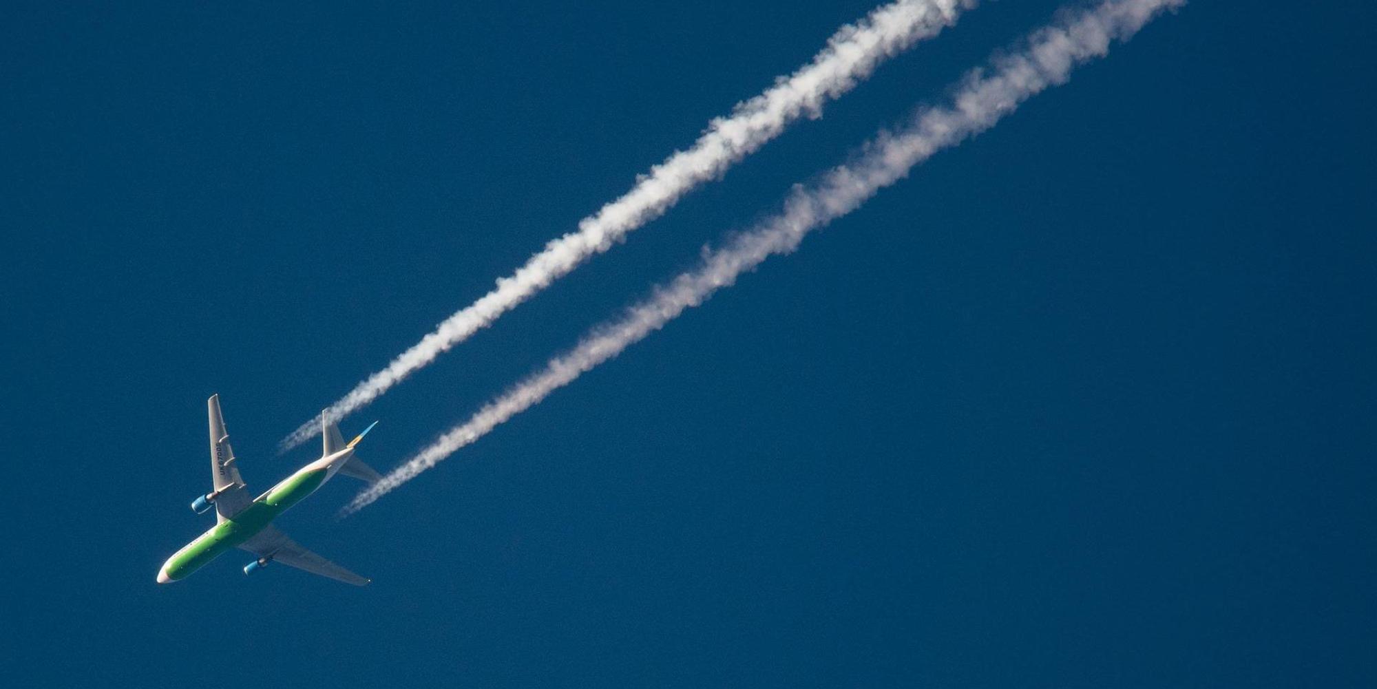 CO2 Ausstoß Flugzeug