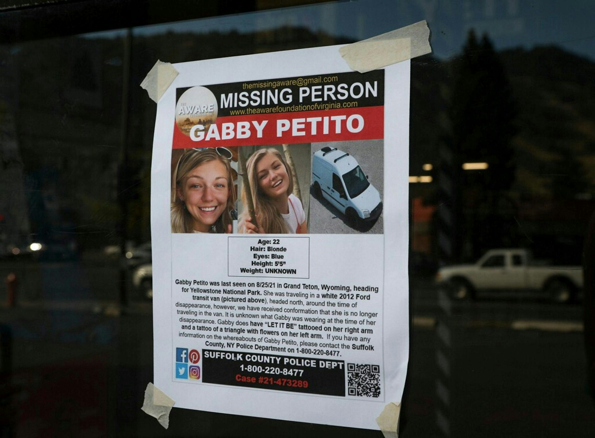 Petito vermisstenplakat
