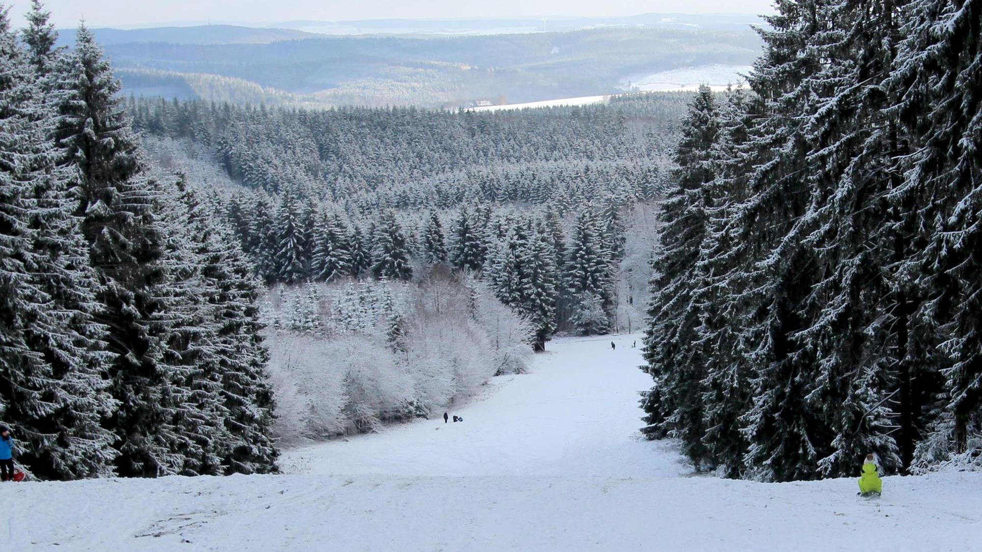 Wintersportgebiet „Schwarzer Mann“ in der Schneifel