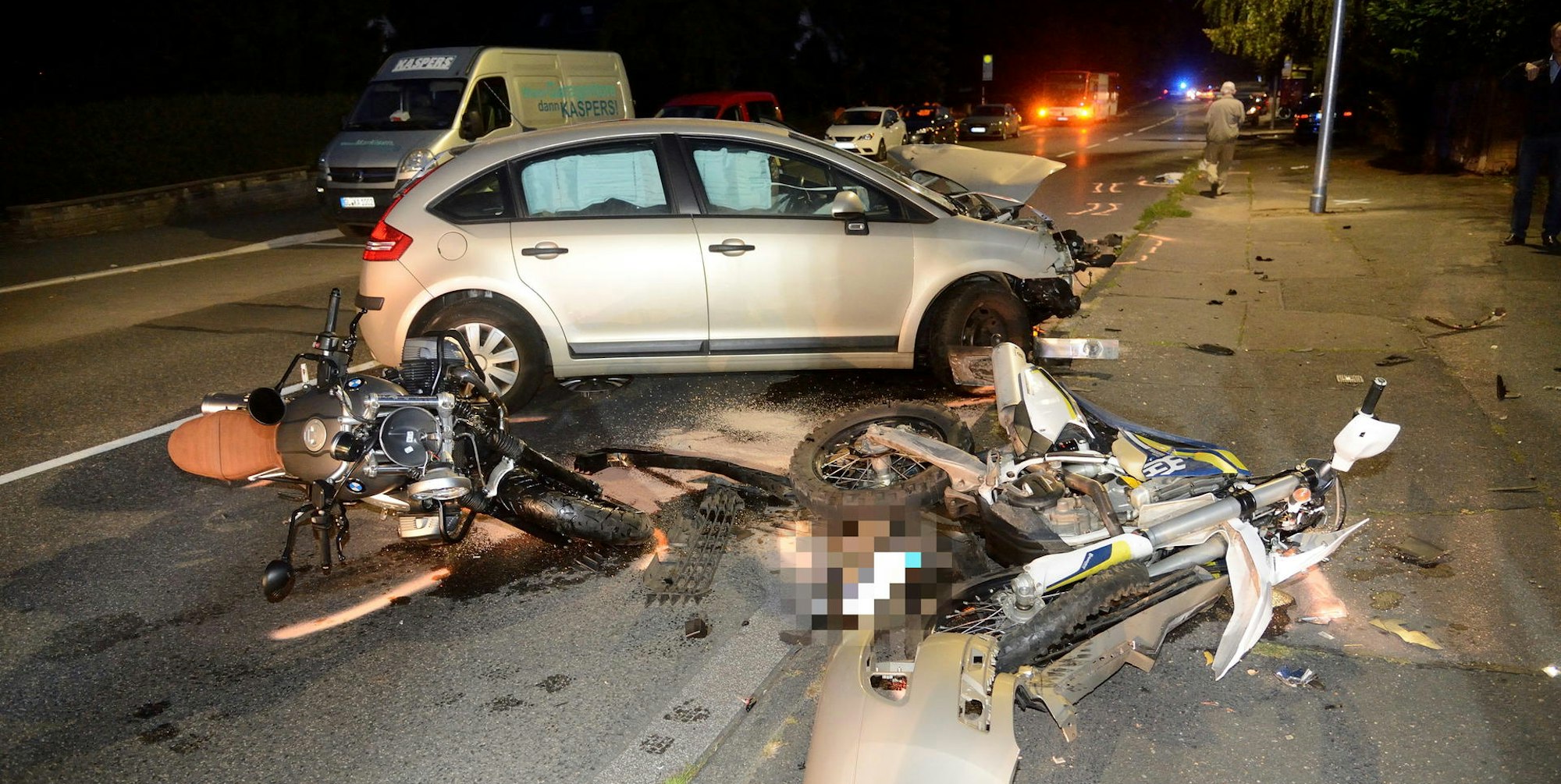 Unfall Motorradfahrer LUHR