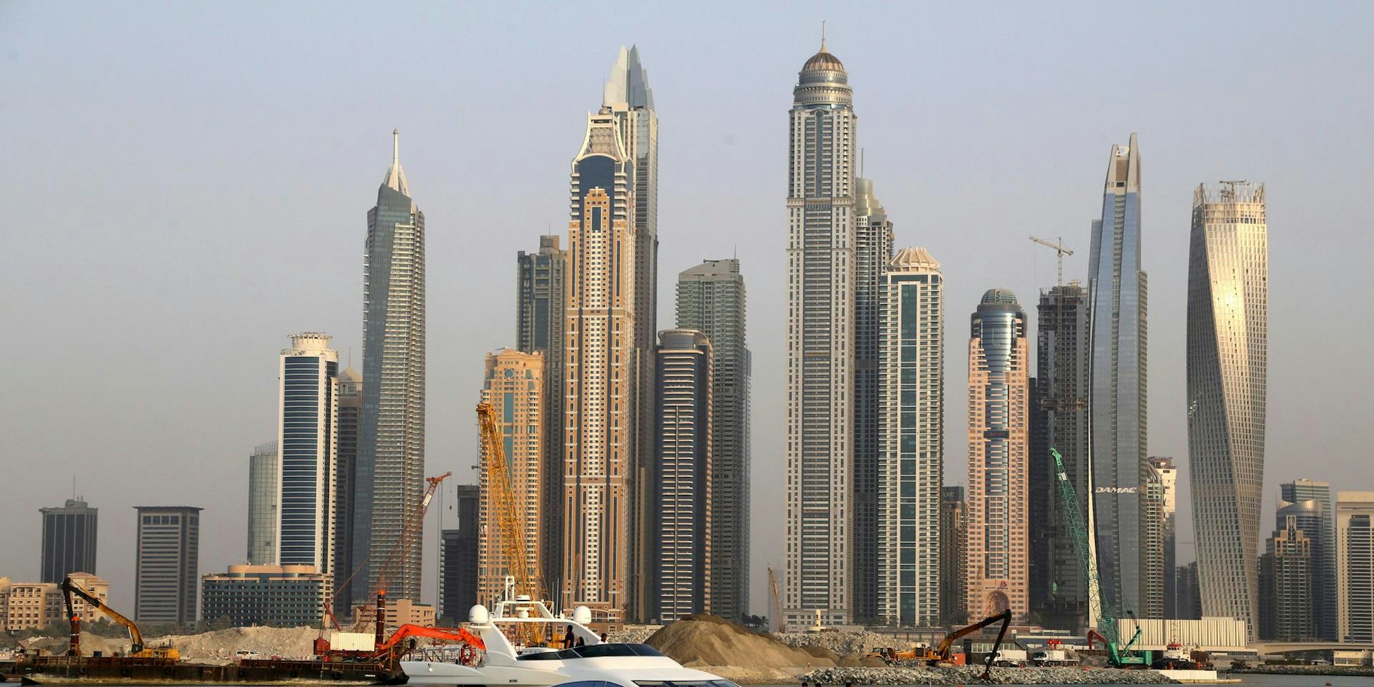 Blick auf Dubai