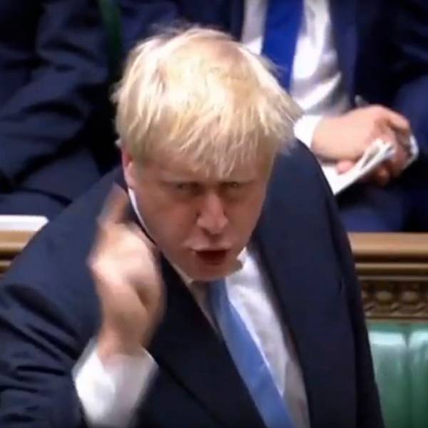 Boris Johnson wütend