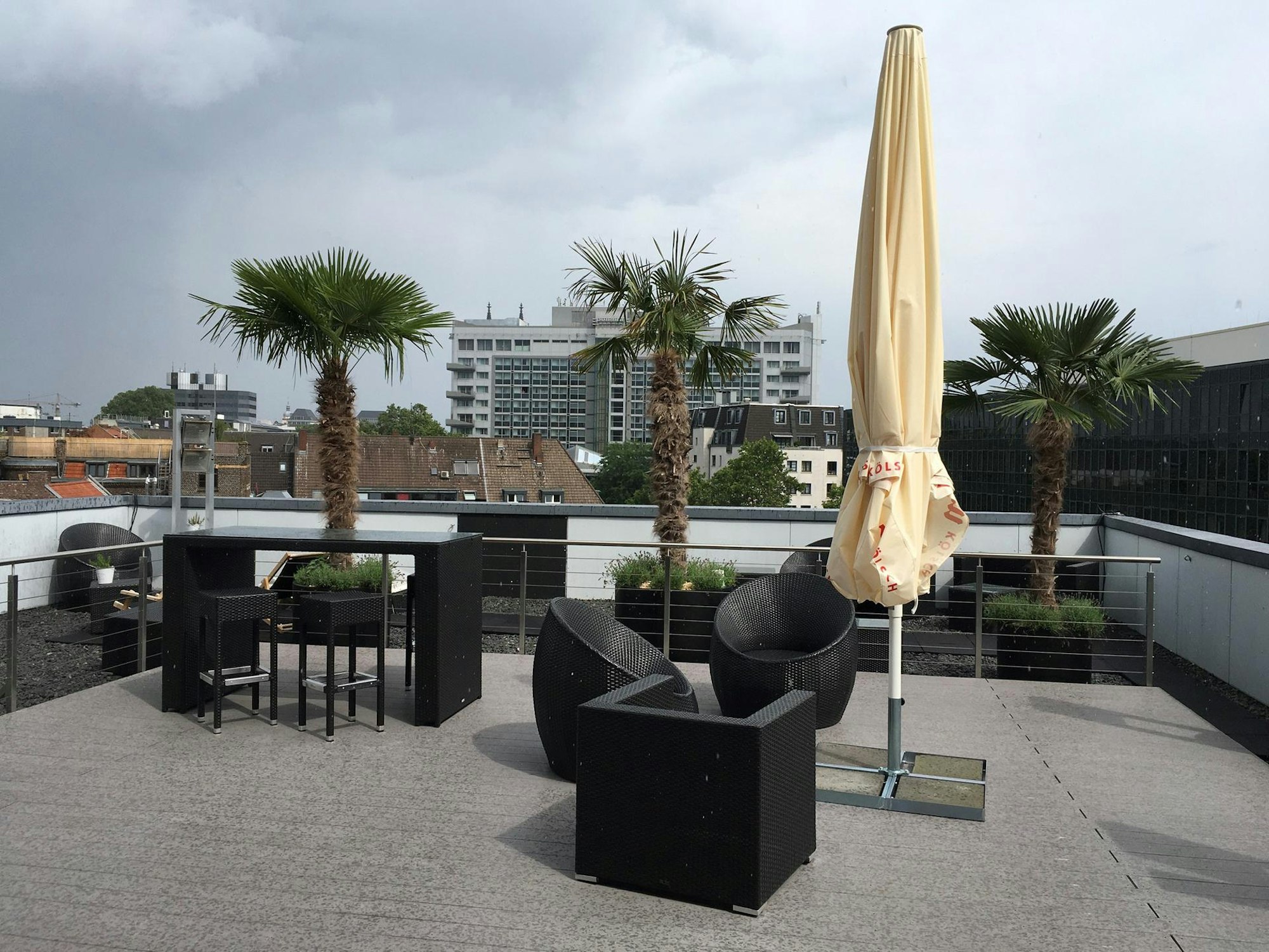 lauschig lindner dachterrasse