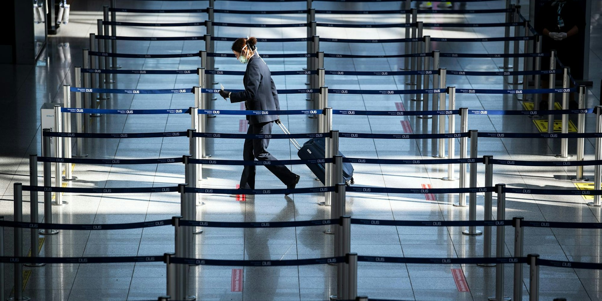 Flughafen leer
