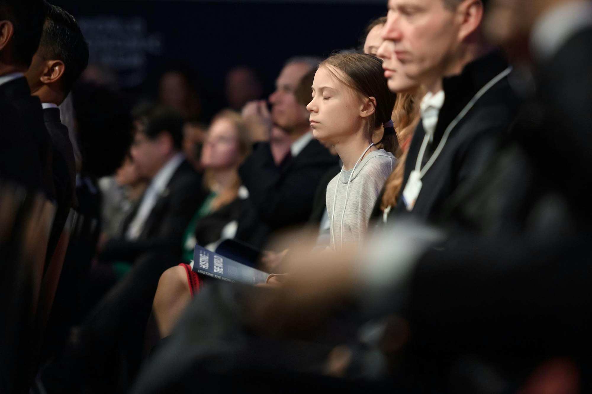 Thunberg bei Trumps Rede