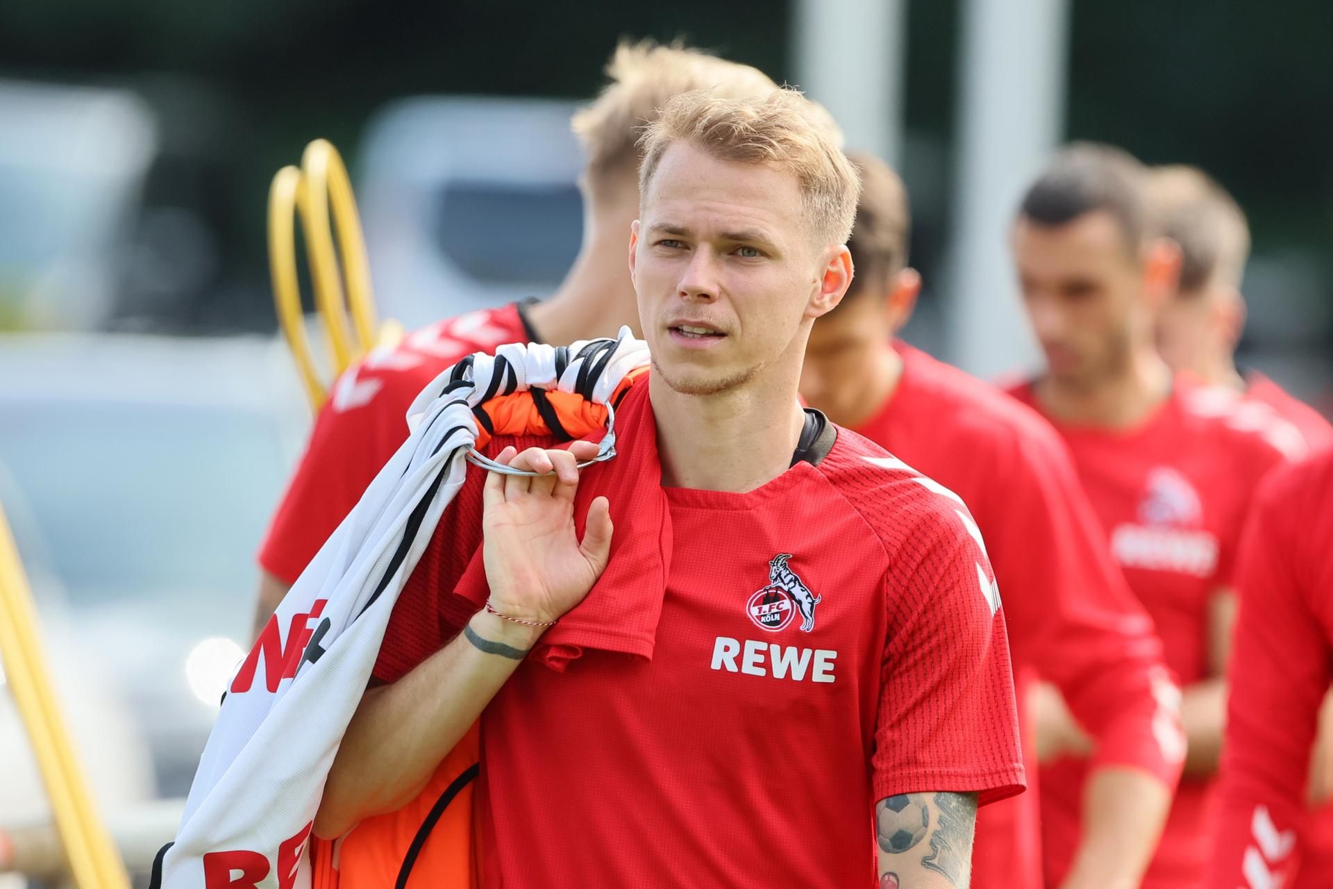 Duda beim Training des FC