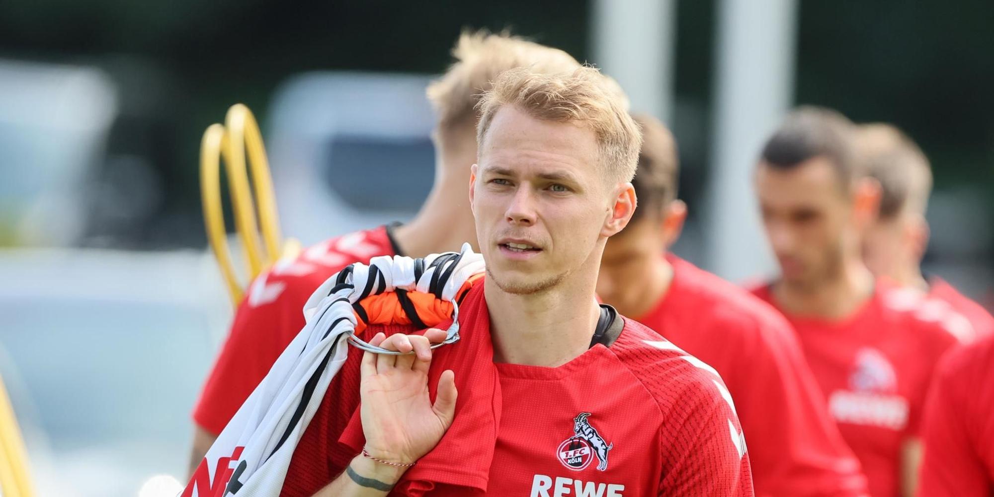 Duda beim Training des FC