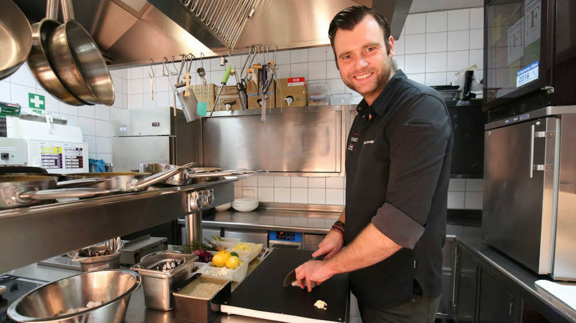 Yunico-Küchenchef Christian Sturm-Willms hält sein hohes Niveau. Foto von 2019.