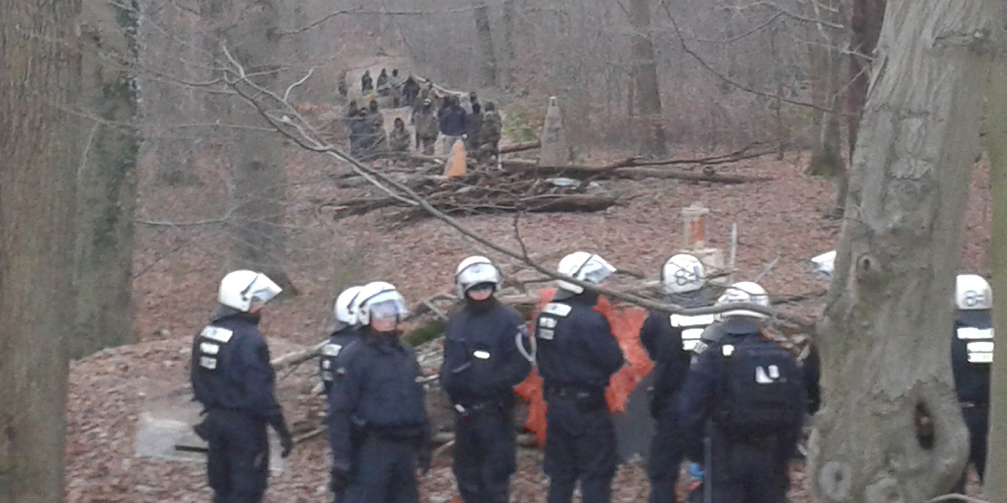 Hambach_Aktivisten_Polizei