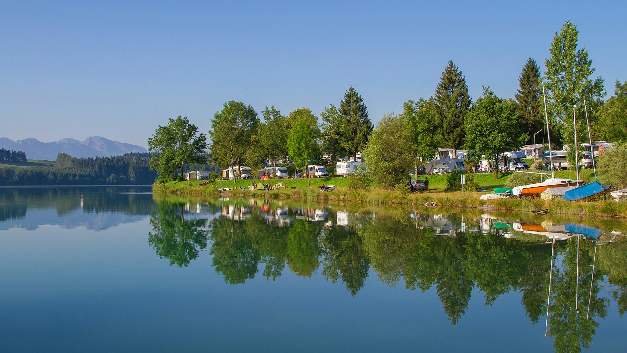 Via Claudia Camping in Lechbruck am See im Allgäu