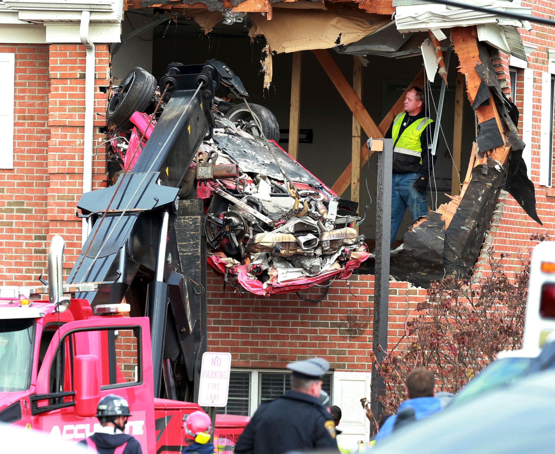 Porsche Unfall New Jersey ap
