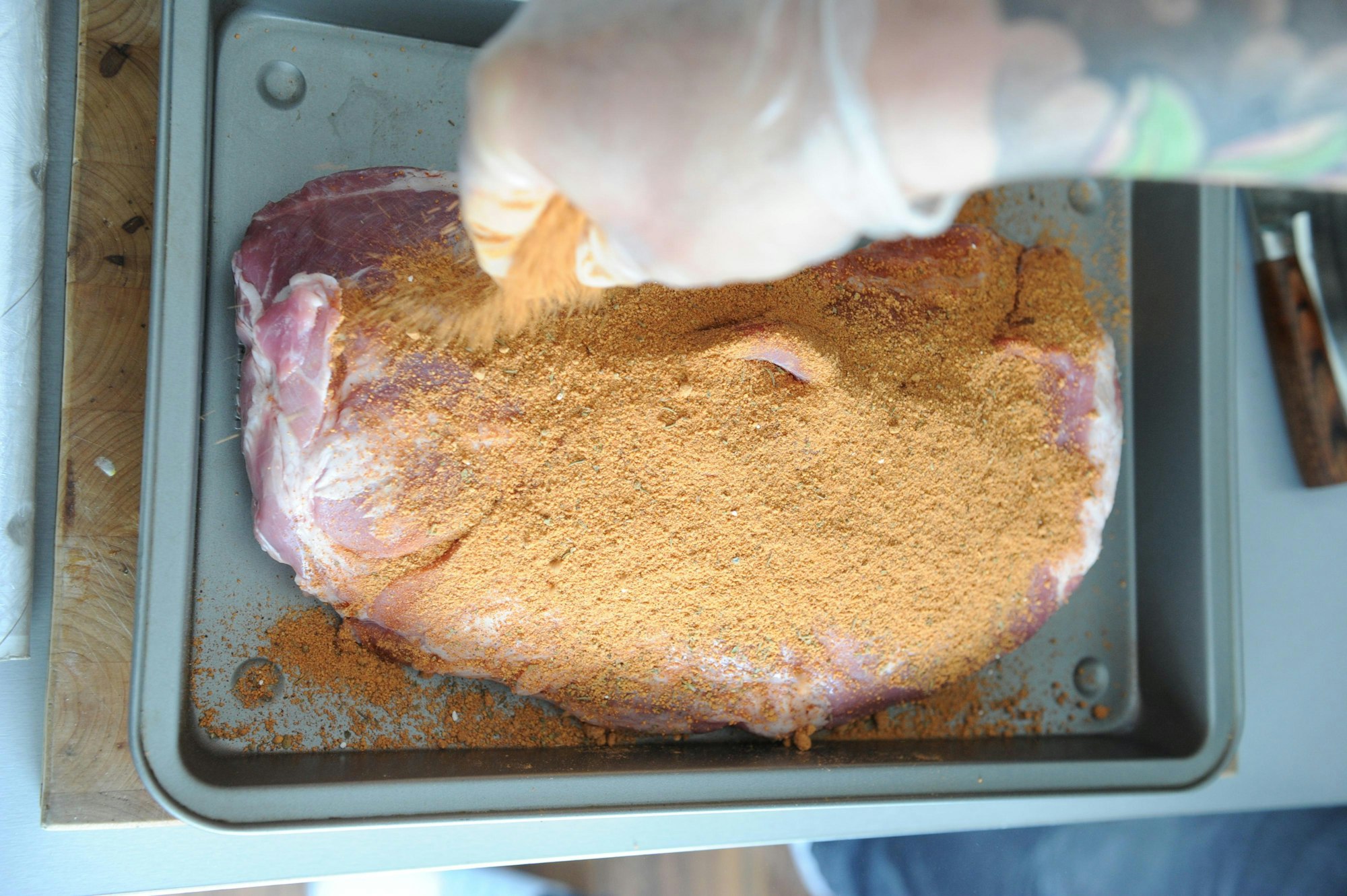 Pulled Pork einreiben