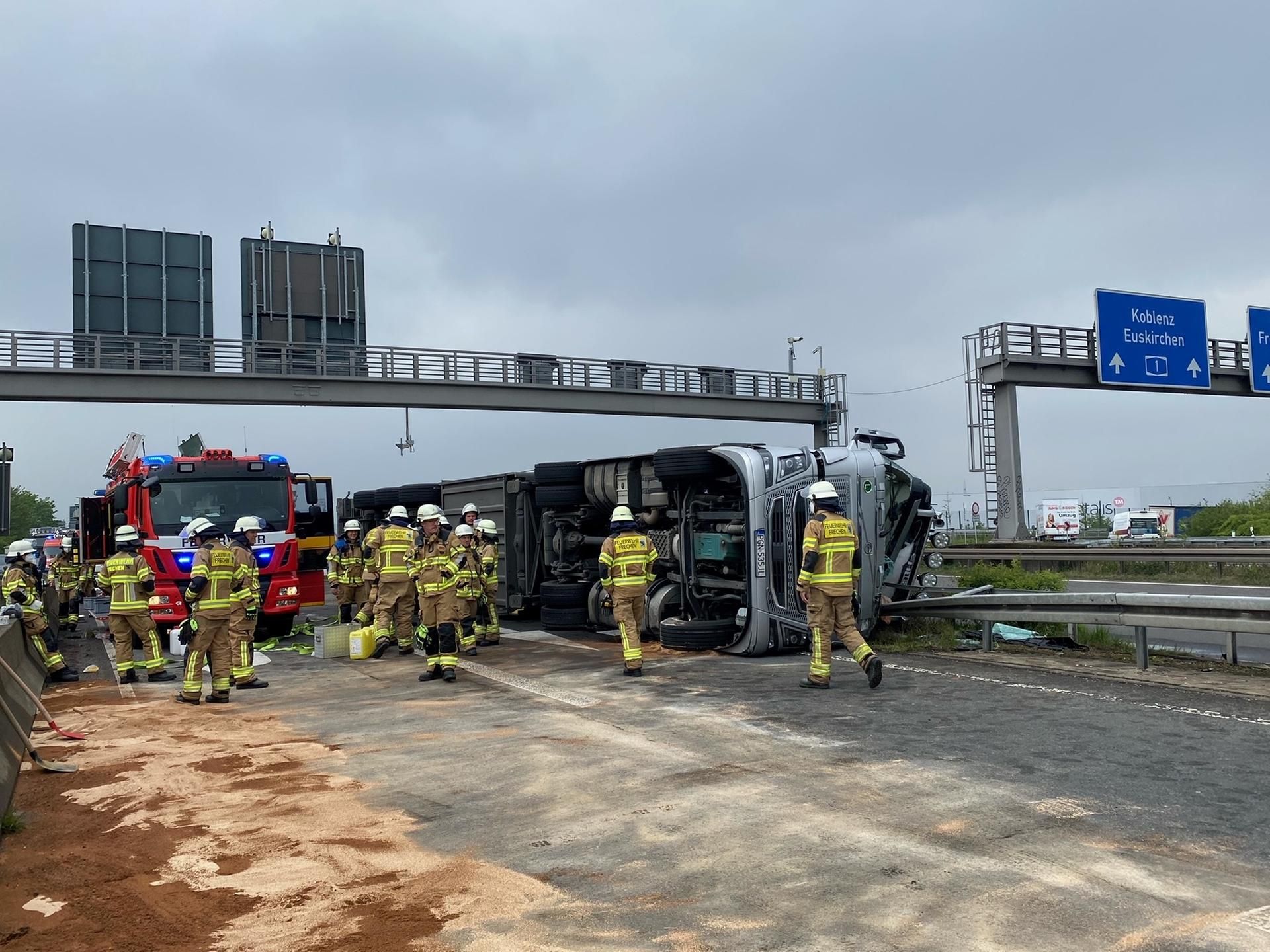Unfall schweinelaster