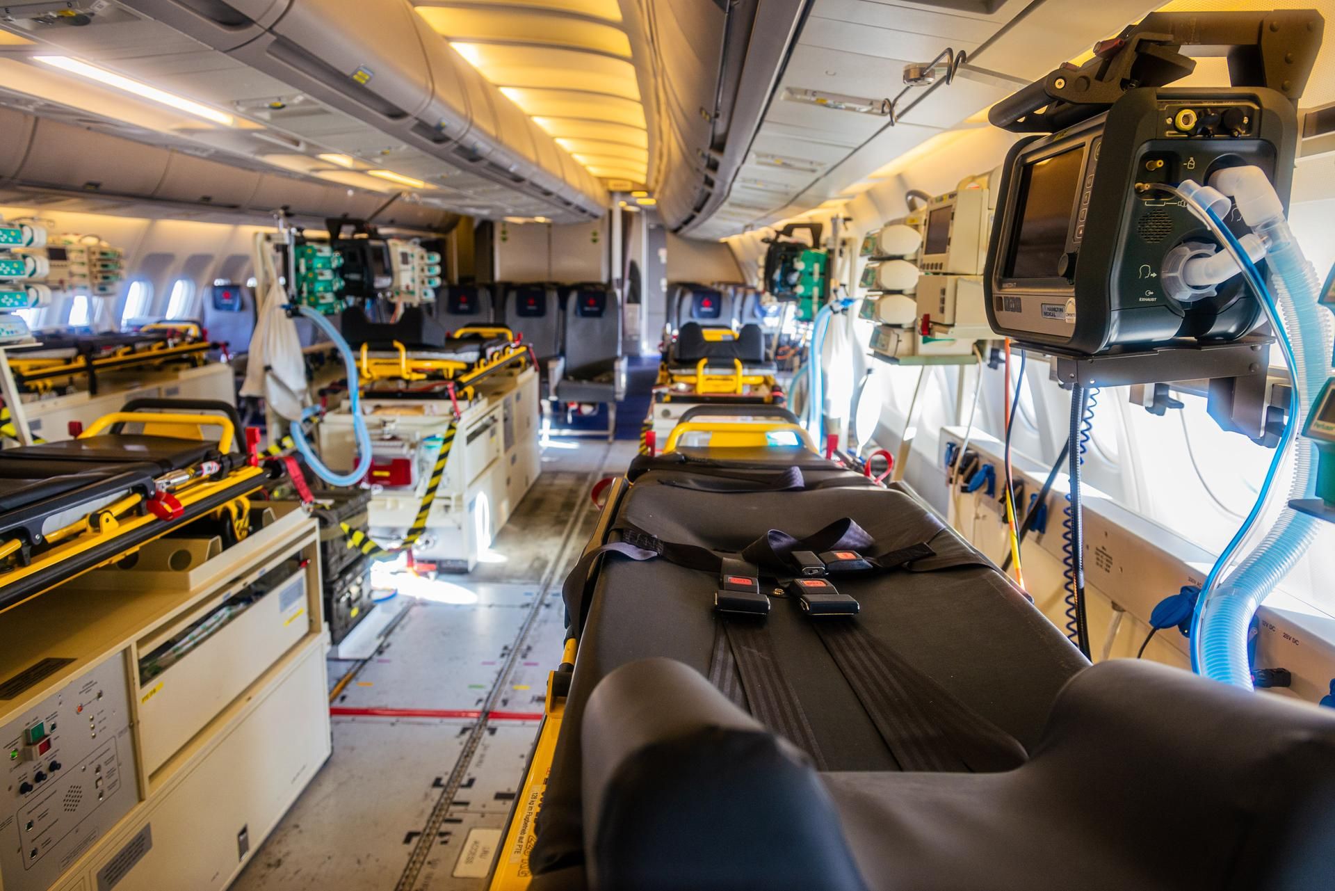 intensivstsation im flieger