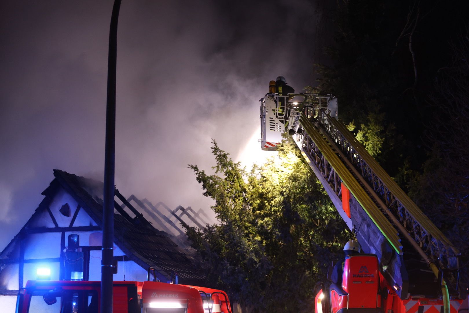Fachwerkhaus in Meschernich ausgebrannt
