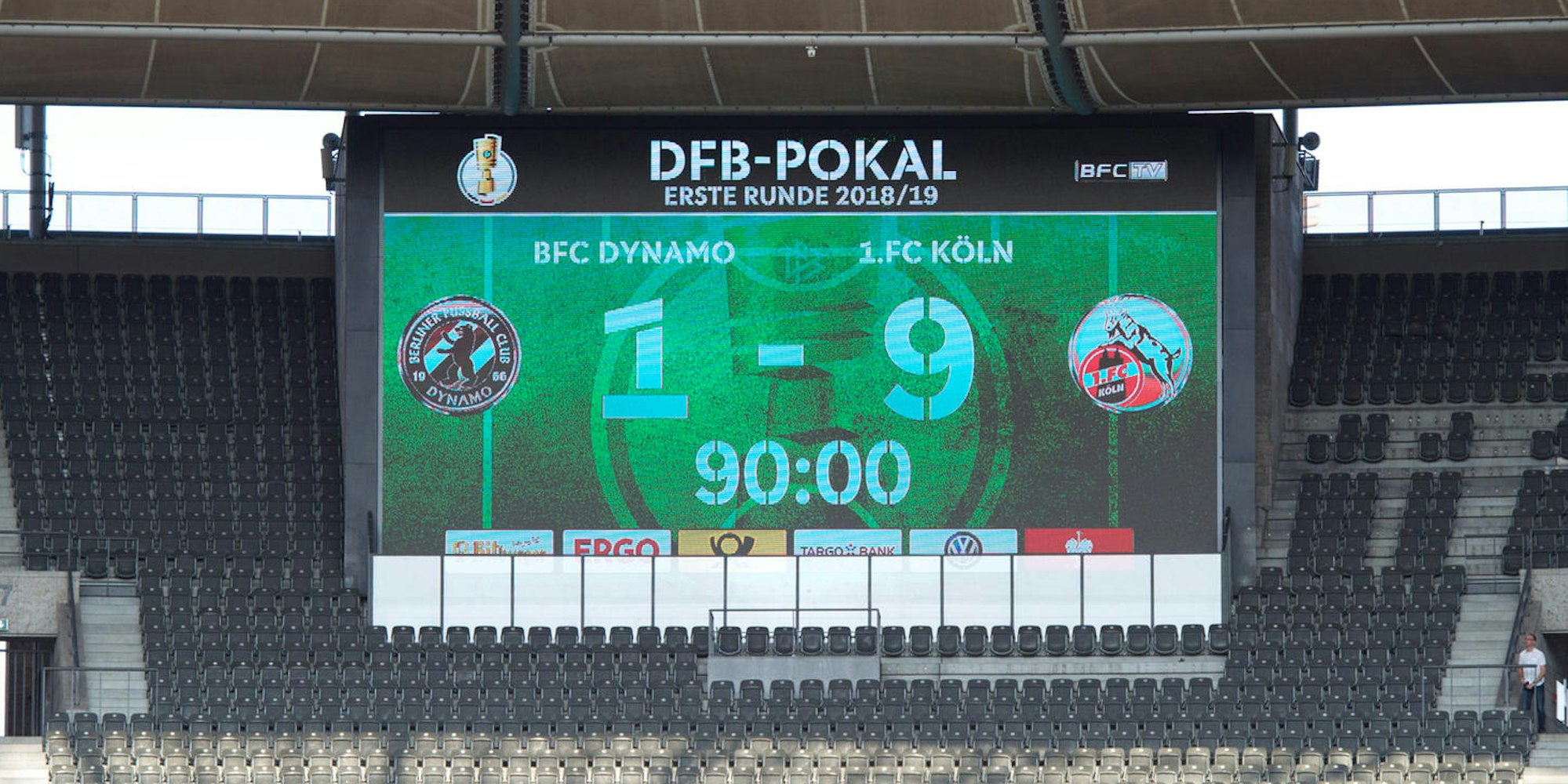 9:1 Sieg DFB-Pokal Berlin