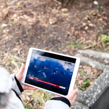 Euskirchenerin schaut Nachrichten aus Ukraine