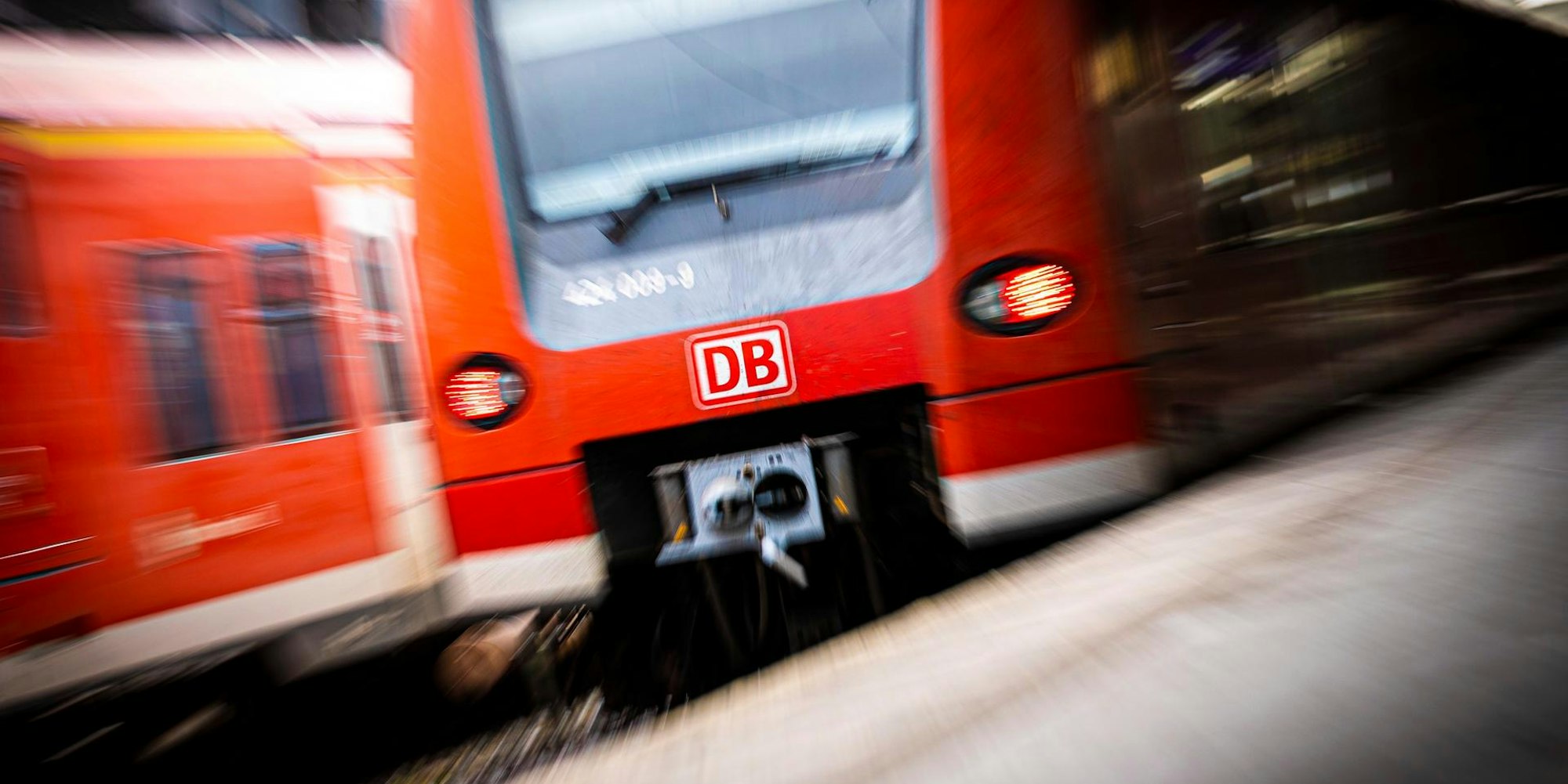 warten auf die Bahn