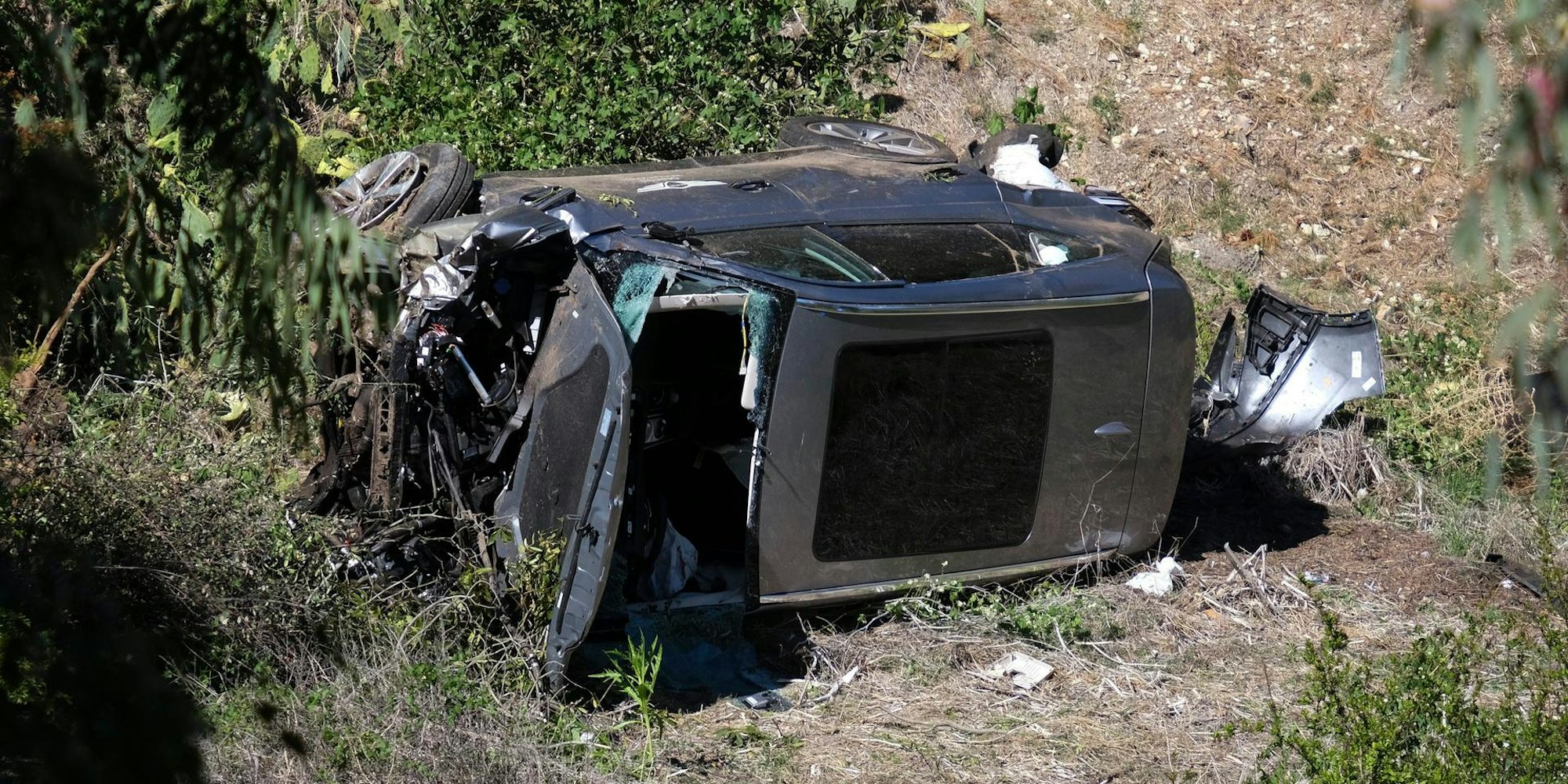 Tiger Woods Crash