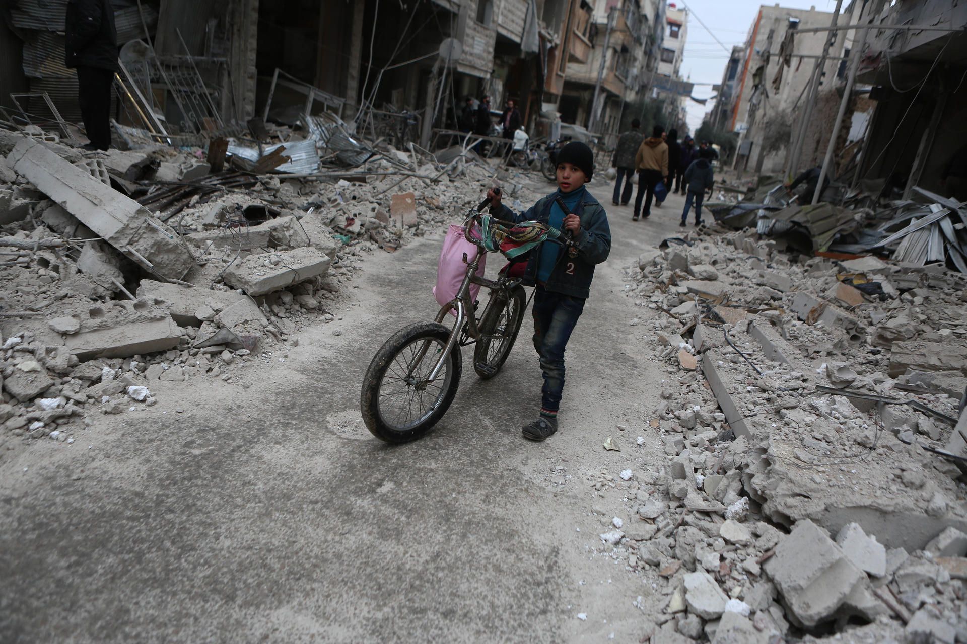Junge in Syrien