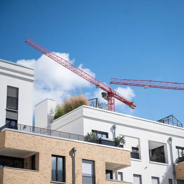 Neubau Immobilien Symbolbild
