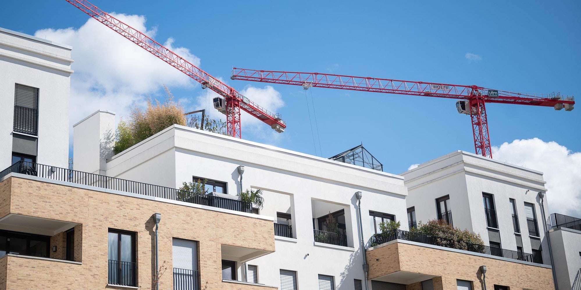 Neubau Immobilien Symbolbild