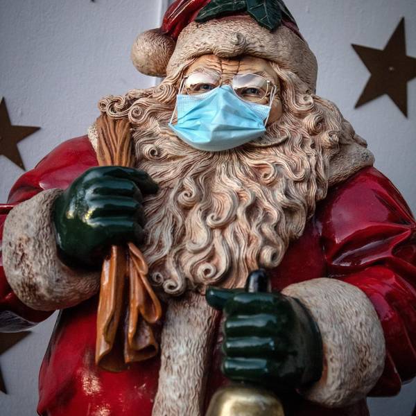weihnachtsmann mit maske