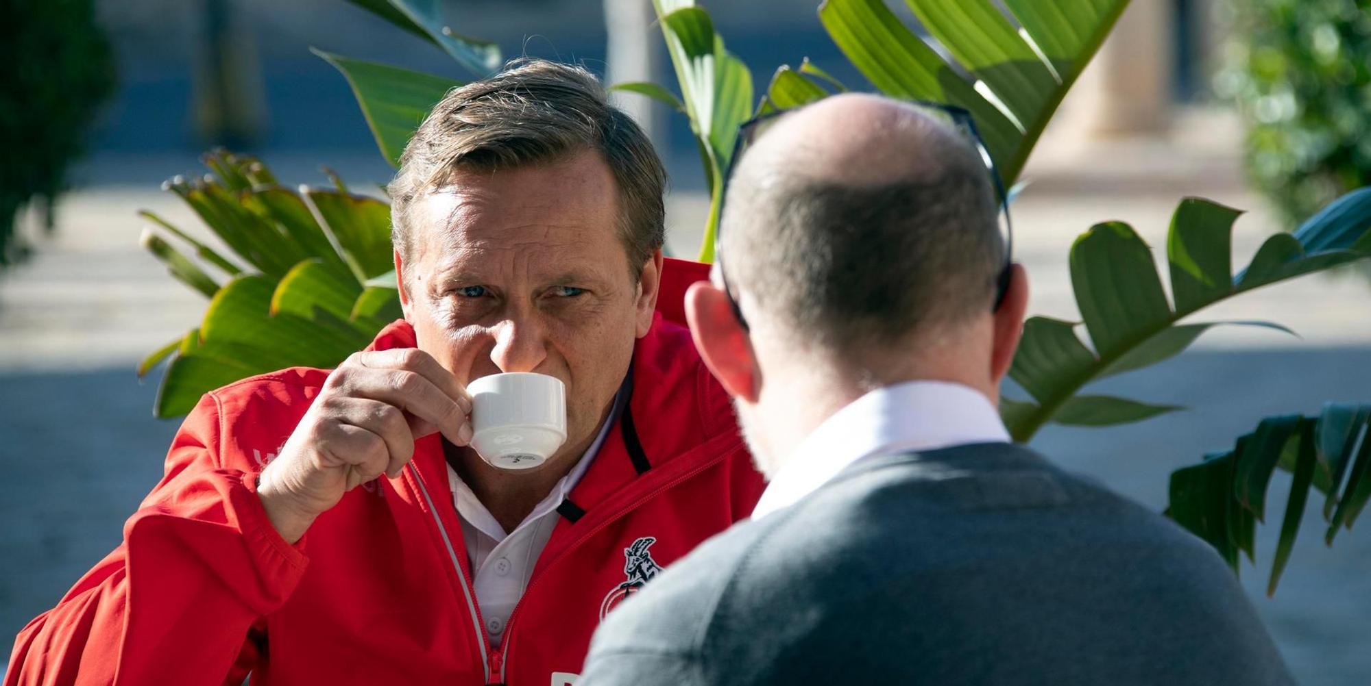 Horst Heldt Trainingslager Käffchen