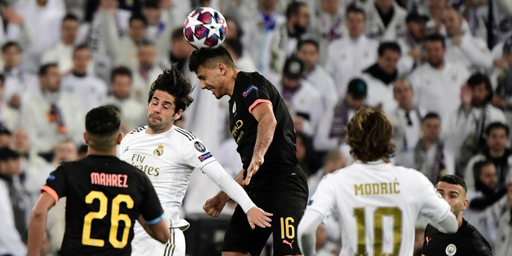 real Madrid Manchester City Zweikampf
