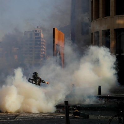 Beirut Tränengas