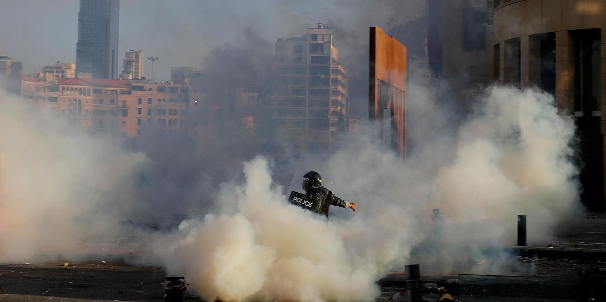 Beirut Tränengas